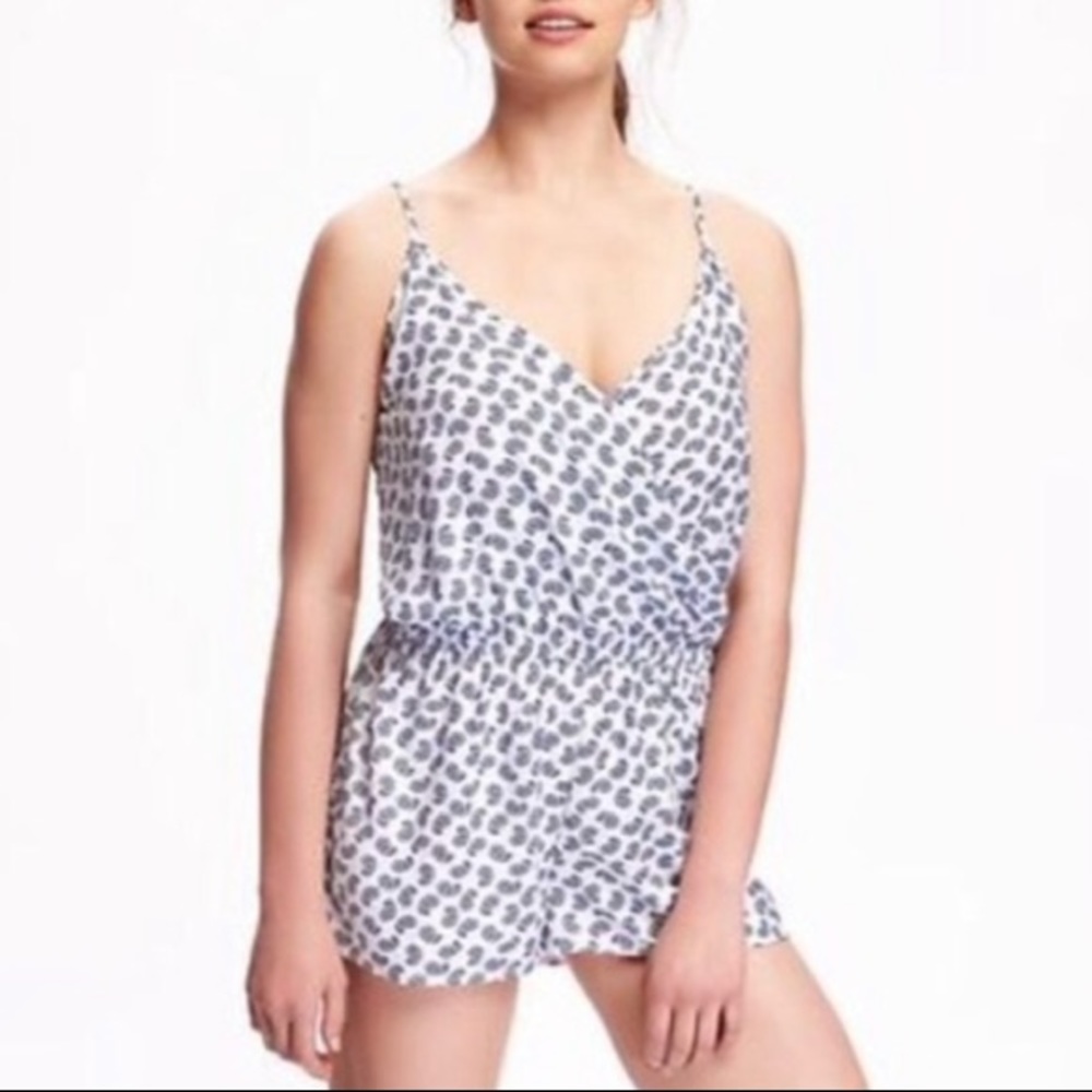 COPY - Old Navy Paisley Wrap Romper